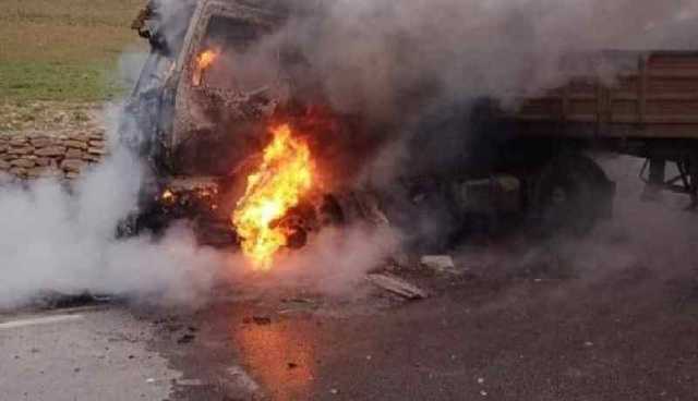 قسنطينة: تفحم شخصين في حادث مرور خطير بأولاد رحمون