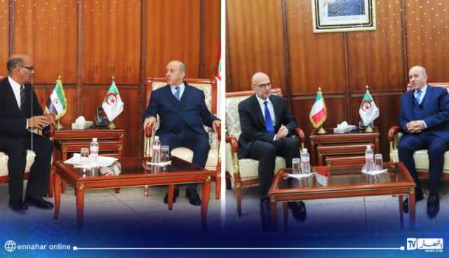 سايحي يستقبل وزير الصحة الصحراوي والسفير الإيطالي بالجزائر