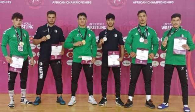 أشبال الجزائر يحققون إنجازات كبيرة في بطولة إفريقيا للمصارعة