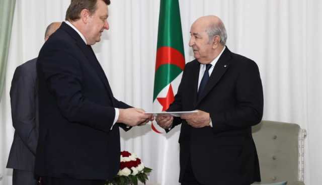 رئيس الجمهورية يستقبل وزير خارجية جمهورية بيلاروسيا