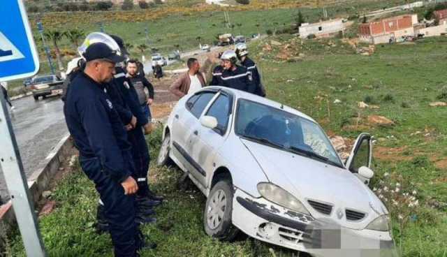 سوق اهراس.. وفاة إمرأة في حادث مرور  بالطريق الوطني رقم 16