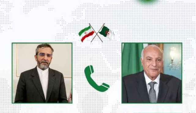 عطاف يجري مكالمة هاتفية مع وزير الخارجية الإيراني المكلف