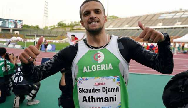 العداء عثماني يتوج بالميدالية الذهبية في البطولة العالمية لألعاب القوى لذوي الهمم