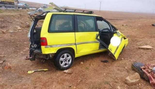قسنطينة: 8 مصابين في حادث إنقلاب سيارة أجرة بالمريج