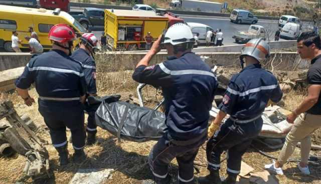 وفاة شخصين في حادث مرور بالبويرة