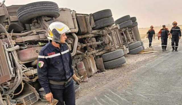 3 جرحى في إنحراف شاحنة وإصطدامها بعدة مركبات بقسنطينة