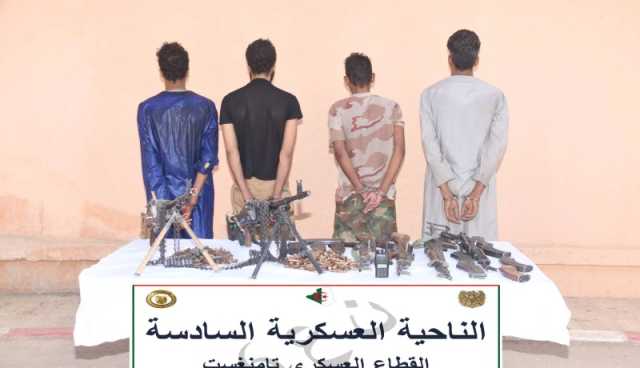 القبض على 5 ارهابيين في برج باجي مختار وتمنراست