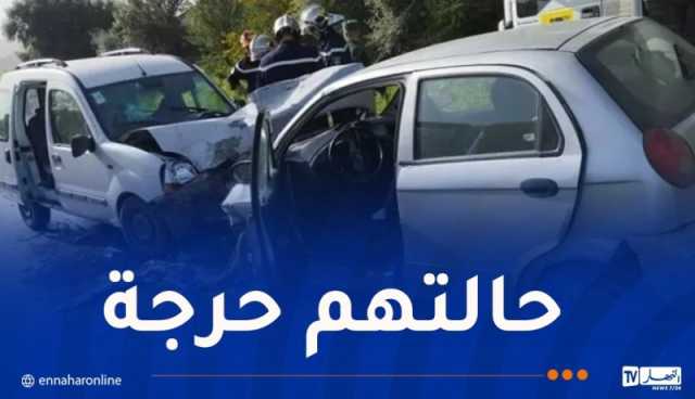 9 ضحايا في حادث مرور ببرج بوعريريج