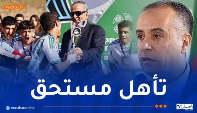 صادي يهنئ المنتخب الوطني للمدارس