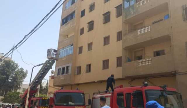 سيدي بلعباس: إصابة 9 أشخاص إثر حريق عدادات كهربائية