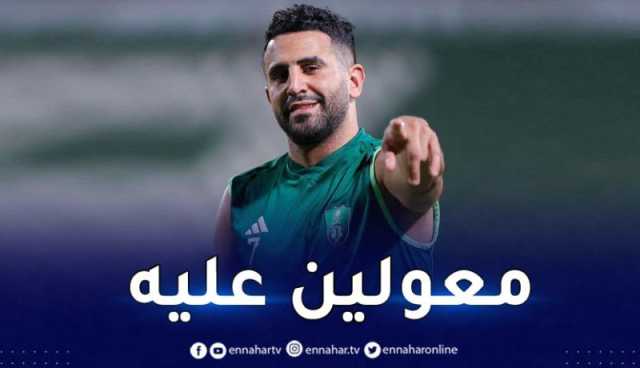 محرز أساسيا في مباراة الأهلي السعودي أمام الاتفاق