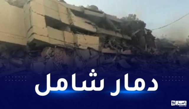 بالفيديو.. الإحتلال الصهيوني يقصف 4 أبراج سكنية في منطقة الزهراء بغزة