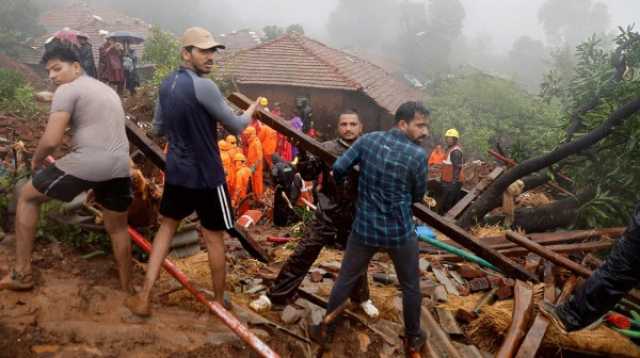 ارتفاع عدد قتلى الانهيار الأرضي في الهند إلى 22 شخصا