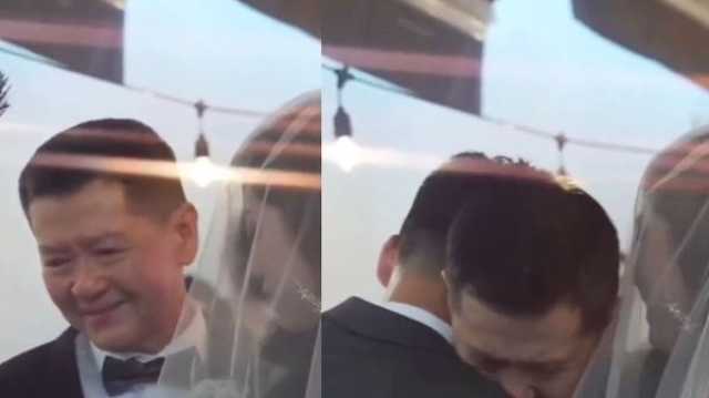 وصية أب لزوج ابنته في حفل زفافها تبكي الحضور .. فيديو اخر خبر