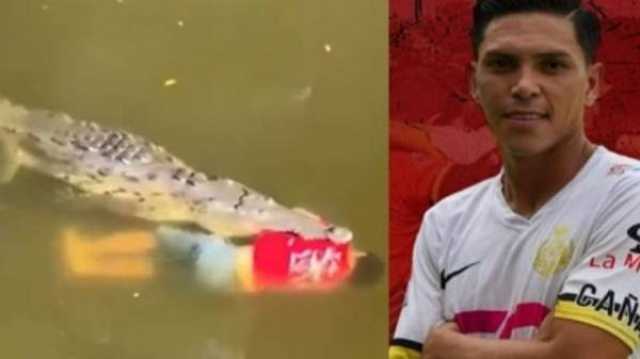 - تمساح يقتل لاعب كرة قدم – فيديو