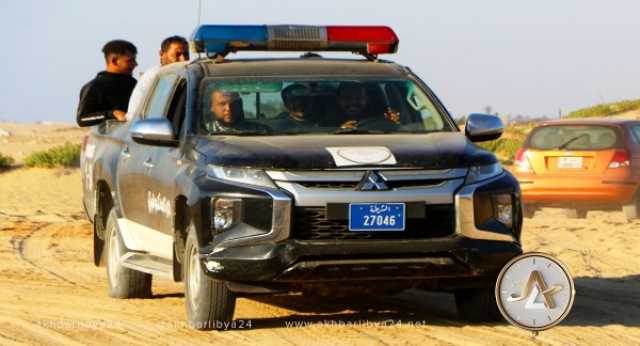 الدعم المركزي يسير دوريات أمنية لمكافحة الهجرة غير الشرعية على شواطئ بنغازي الكبرى
