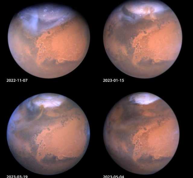 «مسبار الأمل» يكشف عن تغطية يومية شاملة للتغيرات الجوية على المريخ