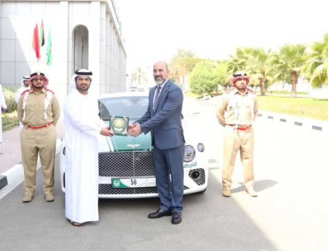 شرطة دبي تعزز دورياتها الفارهة بسيارة بنتلي كونتيننتال “GT “