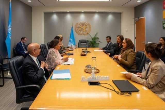 وزيرتا الإسكان والتنمية المستدامة تلتقيان بنائبة الأمين العام للأمم المتحدة ورئيسة مجموعة الأمم المتحدة للتنمية المستدامة