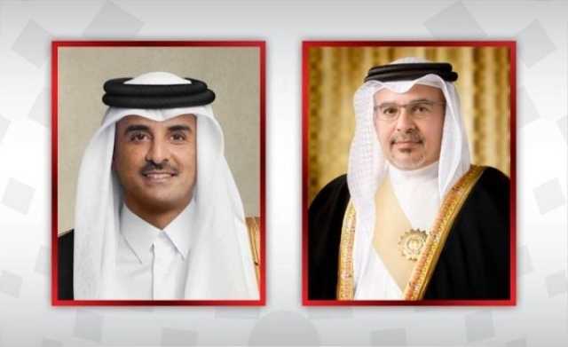 ولي العهد رئيس الوزراء يعزي أمير قطر في وفاة الشيخ محمد بن حمد بن عبدالله بن جاسم آل ثاني