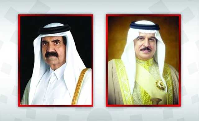 الملك يعزي الأمير الوالد الشيخ حمد بن خليفة آل ثاني