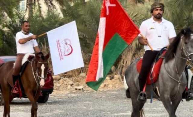 مسيرة ولاء وعرفان لجلالة السلطان من الشرقية إلى ظفار على صهوة الخيول