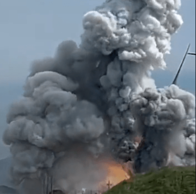 بالفيديو.. انفجار بموقع اختبار إطلاق صاروخ «إبسيلون-إس» في اليابان