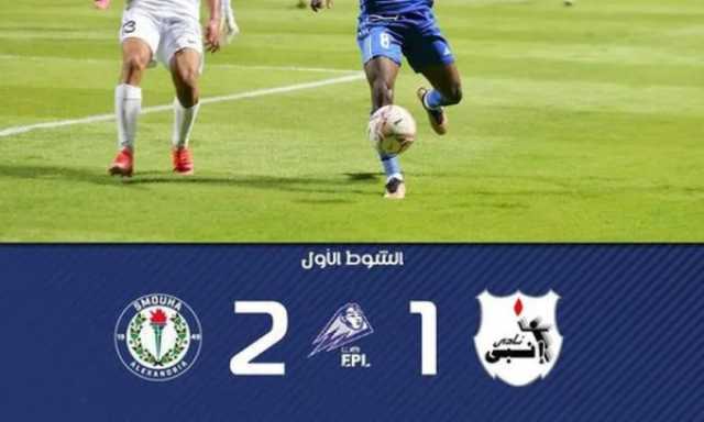 - الدوري المصري- سموحة ينهى الشوط الأول متقدمًا على إنبي 2-1