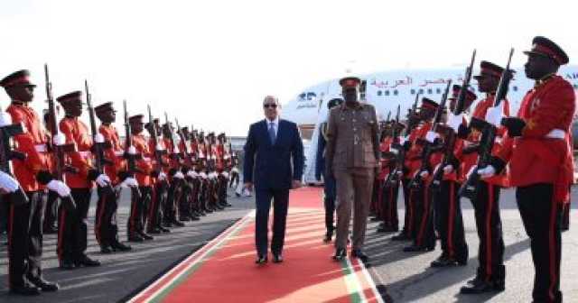 الرئيس السيسى يصل كينيا للمشاركة فى القمة التنسيقية الأفريقية.. صور