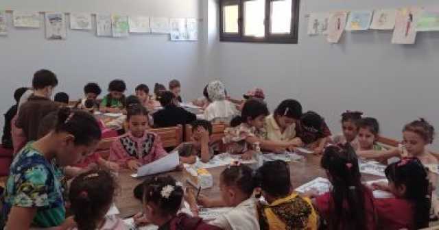 أطفال كفر الشيخ يحتفلون بذكرى الهجرة النبوية بـ'الرسم' ومعرض تلوين