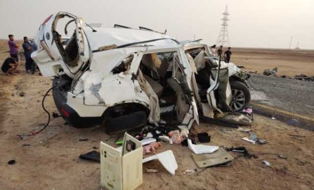 مصرع عميد معهد وإصابة 5 من أفراد أسرته بحادث سير بين بغداد وبابل