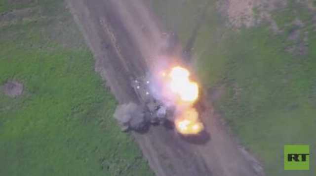 روسيا اليوم : بالفيديو.. تدمير دبابة 'ليوبارد' ألمانية ومدرعة 'برادلي' أمريكية في أوكرانيا