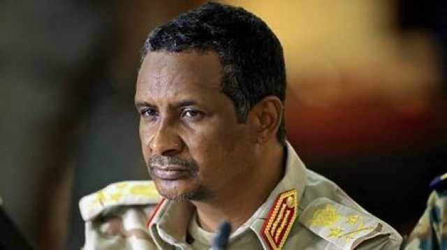 السودان.. حميدتي يدعو لتغيير قيادة الجيش للتوصل لاتفاق سلام