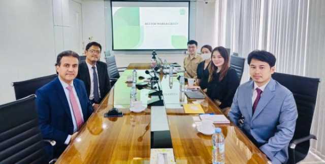 مناقشة فرص الاستثمار مع شركة تايلندية رائدة في إدارة النفايات
