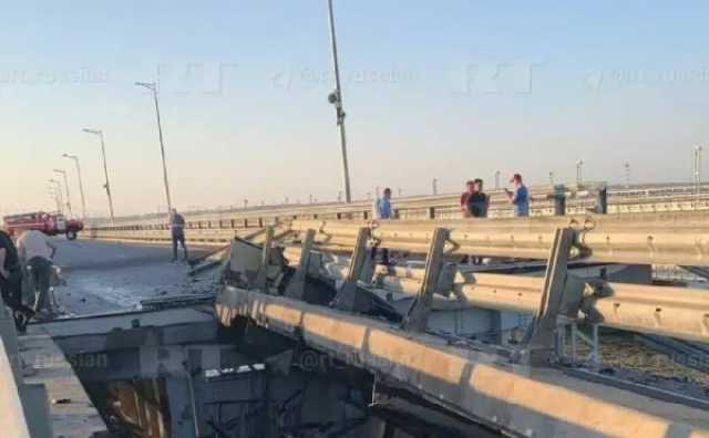 قتيلان في انفجار احدى دعامات جسر القرم