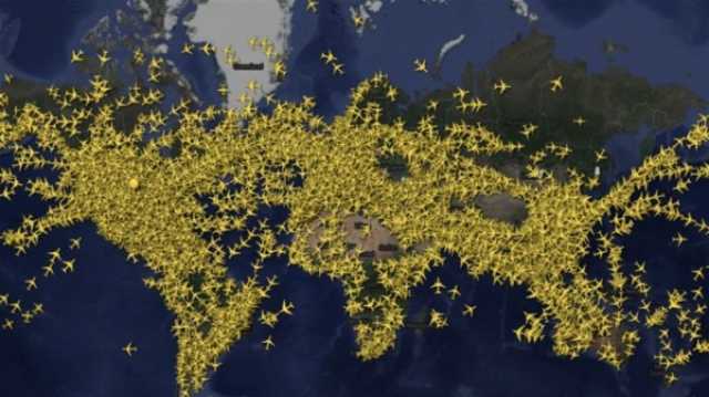 أكثر من 134 ألف رحلة طيران تحلق في سماء العالم خلال يوم!