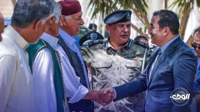 “أبوزريبة” يلتقي مع أعيان وحكماء بلدية البيضاء الجبل الأخضر