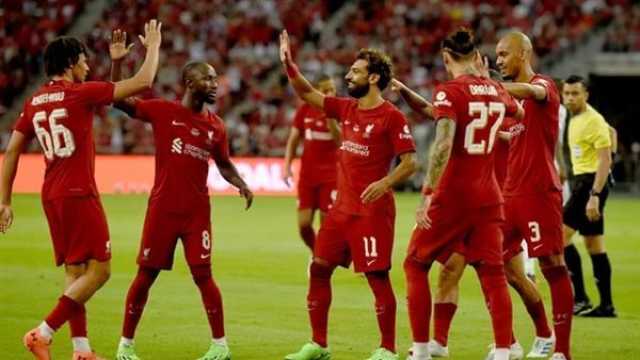 - ليفربول يكتسح ليستر سيتي وديًا بمشاركة محمد صلاح