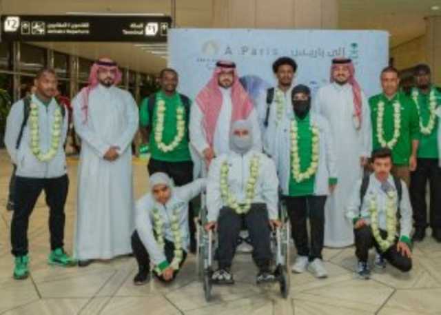 - الأمير عبدالله بن فهد وأحمد الصبّان يستقبلان الأبطال المتأهلين إلى بارالمبياد باريس