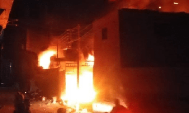 بالأسماء.. حالة وفاة و5 مصابين في حريق منزل بإيتاي البارود