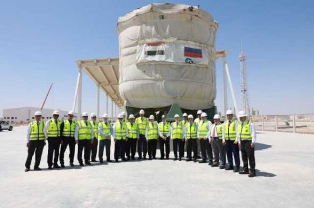 ليخاتشوف يزور موقع بناء محطة الضبعة النووية في مصر