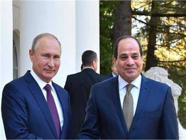الرئيس السيسي يعقد لقاء قمة مع نظيره الروسي في سان بطرسبورج