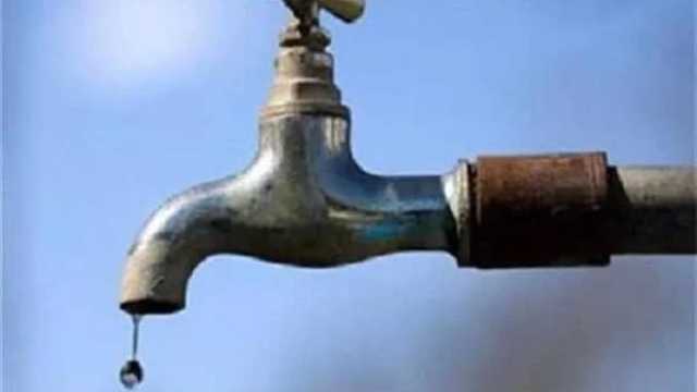 اقتصاد قطع المياه عن التجمع الأول بالكامل بسبب كسر في خط الصرف الصحي
