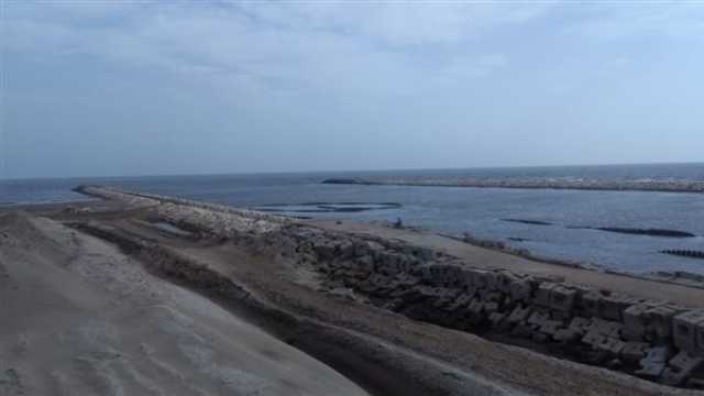 الري: مشروعات حماية الشواطئ ببورسعيد عملت على اكتساب أراض جديدة