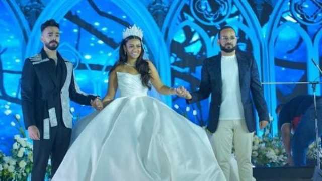 الفن واهله بحضور نجوم الفن المنتج إسحق إبراهيم يحتفل بحفل زفاف ابنته
