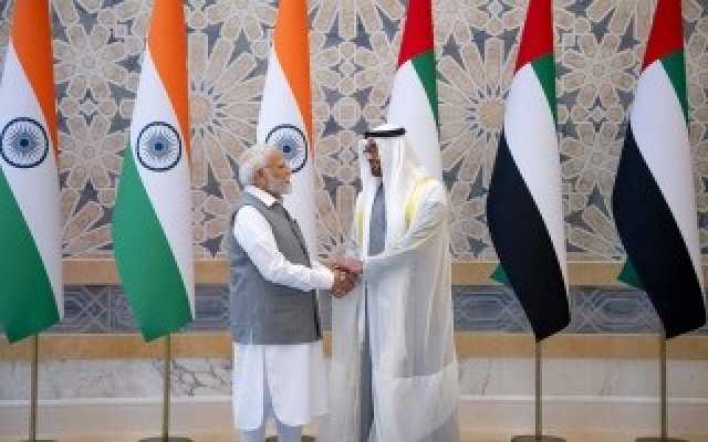 رئيس الدولة ورئيس وزراء الهند يبحثان تعزيز الشراكة الاستراتيجية الشاملة