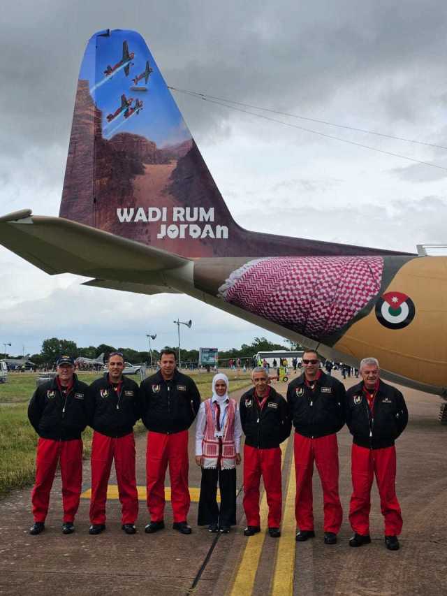 سلاح الجو الأردني يفوز بالمركز الأول للمرة الثانية في معرض “Air tattoo” الدولي المقام في بريطانيا