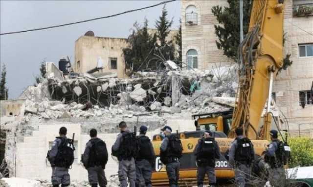 فلسطين: إسرائيل نفذت 256 عملية هدم بالضفة في النصف الأول من 2023