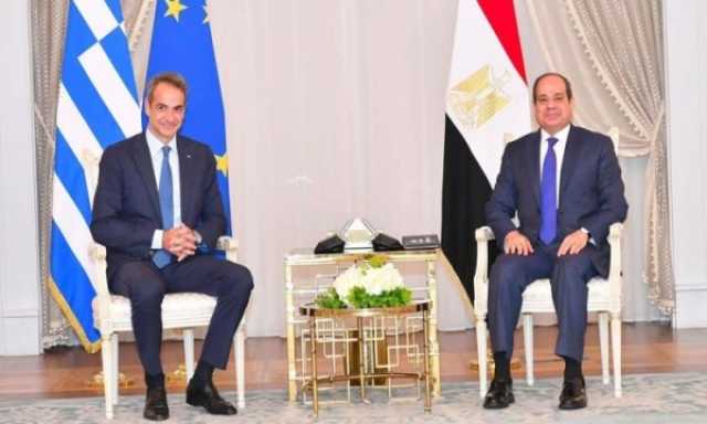مصر واليونان تبحثان العلاقات الثنائية وقضايا دولية