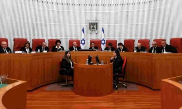 كل قضاة محكمة إسرائيل العليا يحضرون جلسة الطعن على تعديلات قانون القضاء